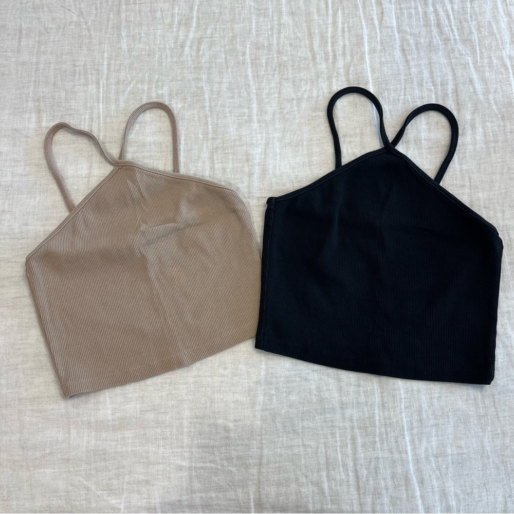 Zara Halter Crop Tops